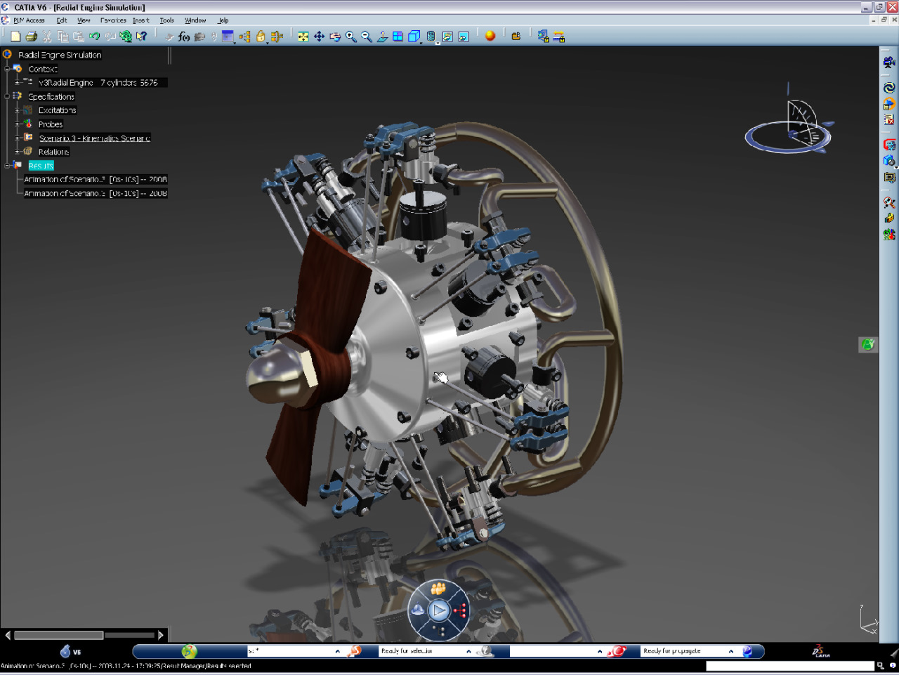 CATIA high capability of assembly design for engine and aerospace industry